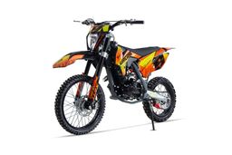 NITRO Motors 150ccm Dirtbike HURRICANE UX URX 19|16 Zoll Kick und E-Start Offroad Orange Produktbild