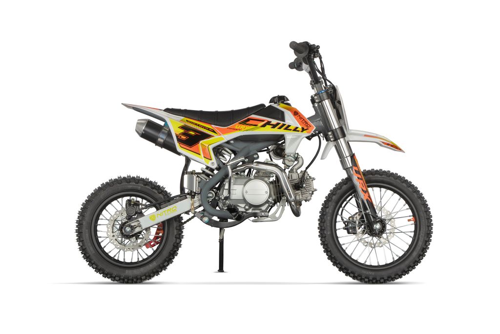 NITRO 125ccm Dirtbike CHILLY UX URX 14/12 Kick und E-Start Offroad Produktbild