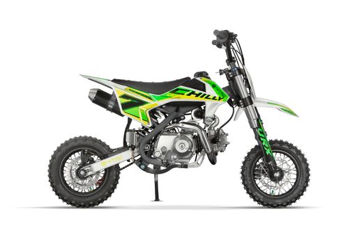 NITRO 125ccm Dirtbike Pitbike CHILLY UX URX 10/10 Zoll E-Start Offroad