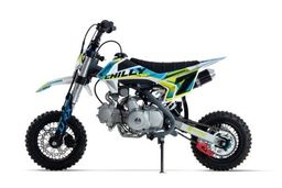 NITRO 125ccm Dirtbike Pitbike CHILLY UX URX 10/10 Zoll E-Start Offroad Blau Produktbild