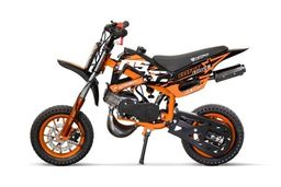 NITRO MOTORS 49ccm mini Kinder Dirtbike DS67 Fun 8 Zoll Weiß-orange Produktbild