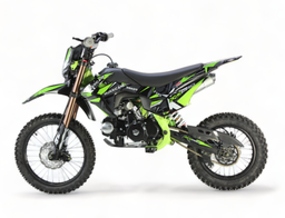 KXD 609 E+K Hurricane 125ccm 17/14 Zoll 4T Dirtbike Pitbike Offroad Grün Produktbild