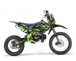 KXD 609 E+K Hurricane 125ccm 17/14 Zoll 4T Dirtbike Pitbike Offroad Grün Produktbild