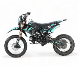KXD 609 E+K Hurricane 125ccm 17/14 Zoll 4T Dirtbike Pitbike Offroad Türkis Produktbild
