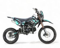 KXD 609 E+K Hurricane 125ccm 17/14 Zoll 4T Dirtbike Pitbike Offroad Türkis Produktbild