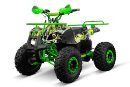 NITRO 1000W Eco midi Quad Toronto Sport 8-Zoll 48V 20Ah Blei Gel Paintbrush Offroad Graffity-grün Produktbild