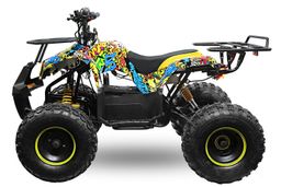 NITRO 1000W Eco midi Quad Toronto Sport 8-Zoll 48V 20Ah Blei Gel Paintbrush Offroad Graffity-gelb Produktbild