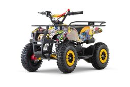 Nitro Motors 49ccm mini Kinder Quad Torino Graffity Sport 6-Zoll Offroad Graffity-gelb Produktbild