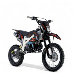 Pitbike 125ccm KXD Dirtbike DB 612K 17|14 Zoll Kickstart only Schaltung Offroad Rot Produktbild
