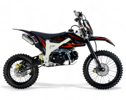 Pitbike 125ccm KXD Dirtbike DB 612K 17|14 Zoll Kickstart only Schaltung Offroad Rot Produktbild