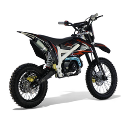 Pitbike 125ccm KXD Dirtbike DB 612K 17|14 Zoll Kickstart only Schaltung Offroad Rot Produktbild