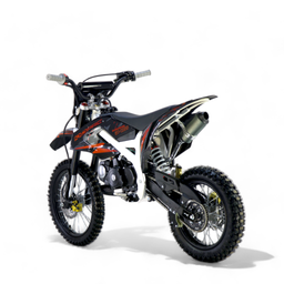 Pitbike 125ccm KXD Dirtbike DB 612K 17|14 Zoll Kickstart only Schaltung Offroad Rot Produktbild