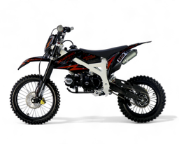 Pitbike 125ccm KXD Dirtbike DB 612K 17|14 Zoll Kickstart only Schaltung Offroad Rot Produktbild
