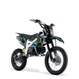 Pitbike 125ccm KXD Dirtbike DB 612K 17|14 Zoll Kickstart only Schaltung Offroad Grün Produktbild