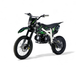 Pitbike 125ccm KXD Dirtbike DB 612K 17|14 Zoll Kickstart only Schaltung Offroad Grün Produktbild