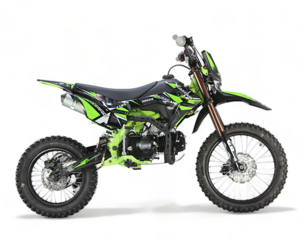 KXD 609 E+K Hurricane 125ccm 17/14 Zoll 4T Dirtbike Pitbike Offroad Produktbild