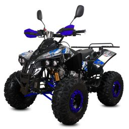 MRM Quad ATV Warrior 125ccm 8-Zoll Deluxe 3+1 Gang Blau Produktbild