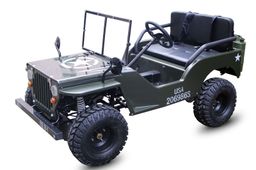 MRM Kinder Mini Jeep Willys 150ccm 4-Takt Semi-Automatik Offroad Produktbild