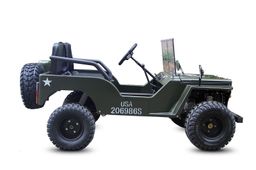 MRM Kinder Mini Jeep Willys 150ccm 4-Takt Semi-Automatik Offroad Produktbild