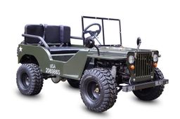 MRM Kinder Mini Jeep Willys 150ccm 4-Takt Semi-Automatik Offroad Produktbild