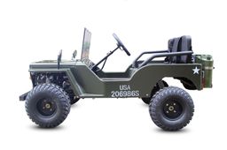 MRM Kinder Mini Jeep Willys 150ccm 4-Takt Semi-Automatik Offroad Produktbild