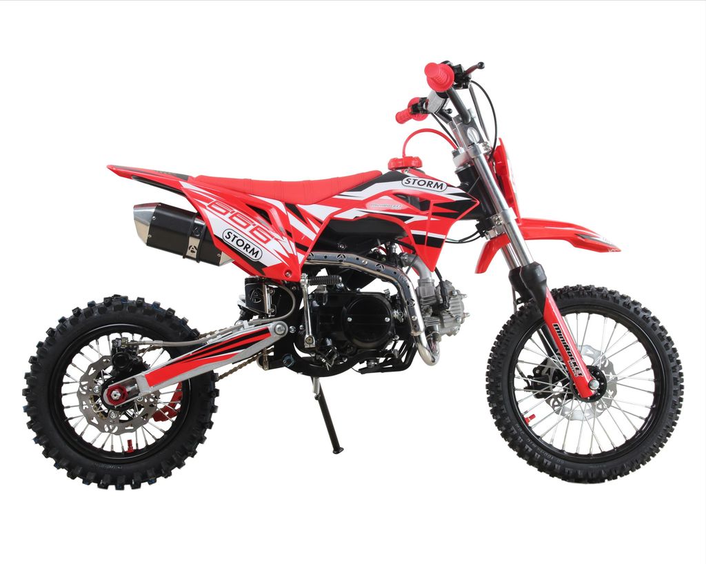 Pitbike Dirtbike MRM Storm 125ccm 4-Takt manuell 14|12 Zoll Offroad Produktbild
