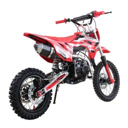 Pitbike Dirtbike MRM Storm 125ccm 4-Takt manuell 14|12 Zoll Offroad Rot Produktbild