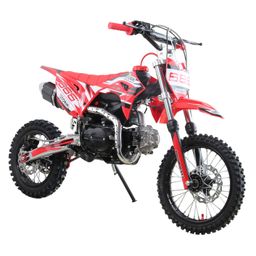 Pitbike Dirtbike MRM Storm 125ccm 4-Takt manuell 14|12 Zoll Offroad Rot Produktbild