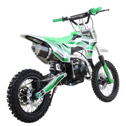 Pitbike Dirtbike MRM Storm 125ccm 4-Takt manuell 14|12 Zoll Offroad Grün Produktbild