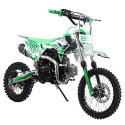 Pitbike Dirtbike MRM Storm 125ccm 4-Takt manuell 14|12 Zoll Offroad Grün Produktbild