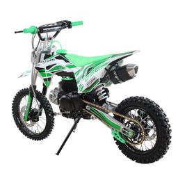 Pitbike Dirtbike MRM Storm 125ccm 4-Takt manuell 14|12 Zoll Offroad Grün Produktbild