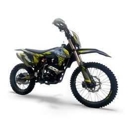 ALFARAD T7 250ccm 4-Takt Pitbike Dirtbike 21|18 Vollcross Schaltung Offroad Gelb Produktbild