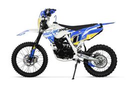 NITRO Motors 150ccm Dirtbike HURRICANE UX URX 19|16 Zoll Kick und E-Start Offroad Blau Produktbild