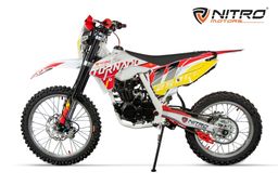 Nitro Motors 250ccm Dirtbike Tornado URX 21/18 5-Gang Kick und E-Start Offroad Rot Produktbild
