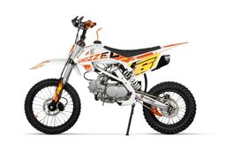 NITRO MOTORS 125ccm Dirtbike DRIZZEL UX URX 17|14 Zoll Kick Start Offroad Orange Produktbild