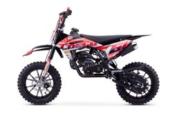 NITRO MOTORS 49ccm mini Kinder Dirtbike Coelo Pullstart DLX 10 Zoll Rot Produktbild