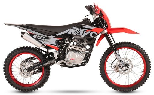 Kayo K2 Enduro-Dirtbike 250ccm 5-Gang 21|18 Zoll Kick und E-Start Offroad
