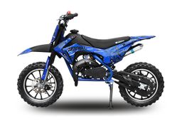 NITRO MOTORS 49ccm mini Kinder Dirtbike Pocketbike Serval PRM 10 Zoll Blau Produktbild