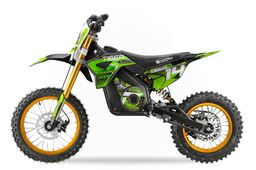 NITRO 1300W Eco midi Dirtbike Tiger DLX 14/12" 48V 13Ah Lithium Offroad Grün Produktbild