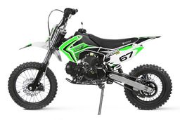 NITRO MOTORS 125ccm midi Kinder Dirtbike Storm PRU 14/12 Zoll Offroad Grün Produktbild