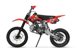 NITRO MOTORS 125ccm midi Kinder Dirtbike A17 NXD Sport 17/14 Zoll Offroad Rot Produktbild