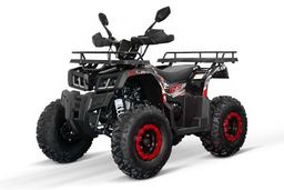 NITRO MOTORS 200ccm maxi Kinder Quad Reptile RS10 CVT Platin Offroad Rot Produktbild