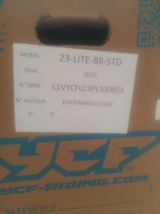 YCF Pitbike LITE 88-STD 2023