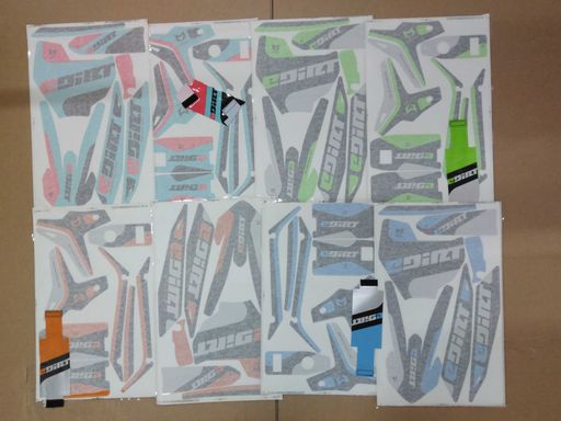 Decals Sticker Set MRM E-Dirt Elektro Cross Bike Aufkleber