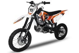 NITRO MOTORS 50ccm midi Kinder Dirtbike NRG50 GTS 14/12 Zoll Offroad Orange Produktbild