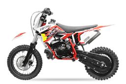 NITRO MOTORS 50ccm mini Kinder Dirtbike NRG50 12/10 Zoll Offroad Rot Produktbild