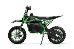 NITRO MOTORS 1000W Eco mini Kinder Dirtbike Fossa Sport 10-Zoll Offroad Grün Produktbild