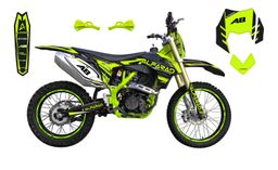 ALFARAD A8 AF350G 300ccm 4-Takt Cross Dirtbike 21/18 25PS Offroad Grün Produktbild