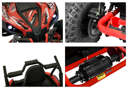 MiniRocket ECO Mini UTV Buggy 1200W Offroad Rot Produktbild