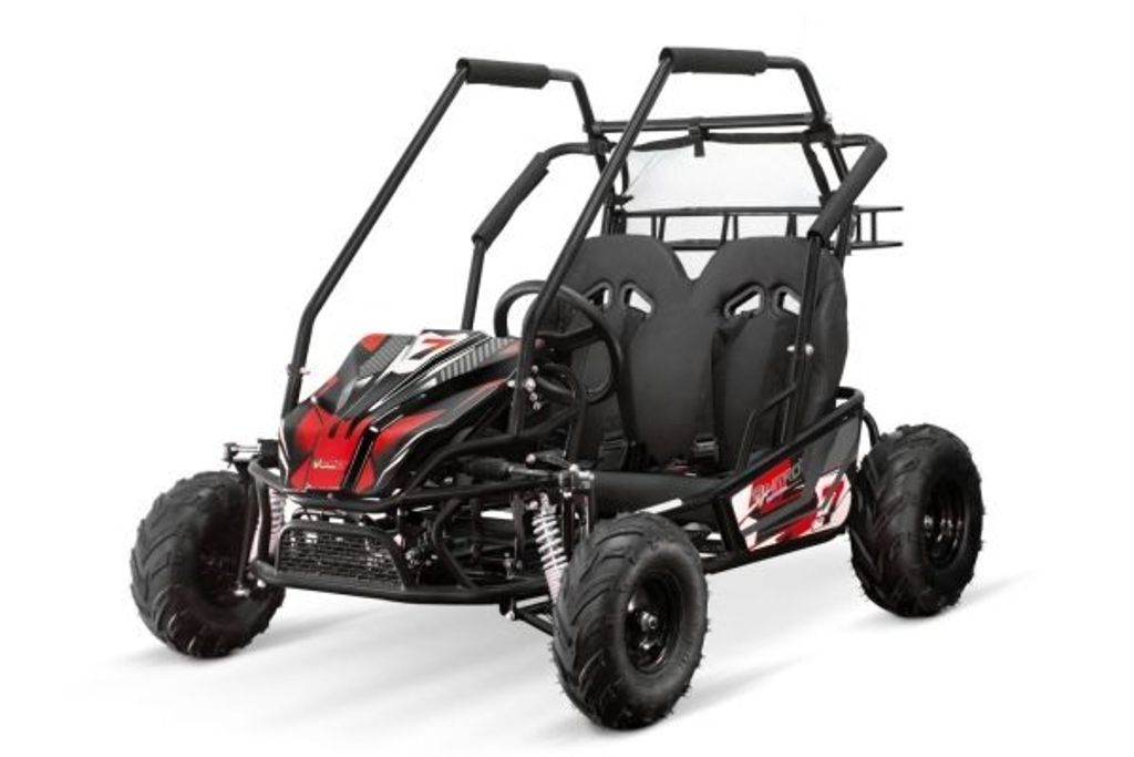 NITRO MOTORS Gokart 212ccm Automatik midi Kinder Buggy Forest PRM Offroad Rot Produktbild